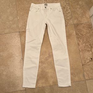 J. Crew White Toothpick Jeans Size 26